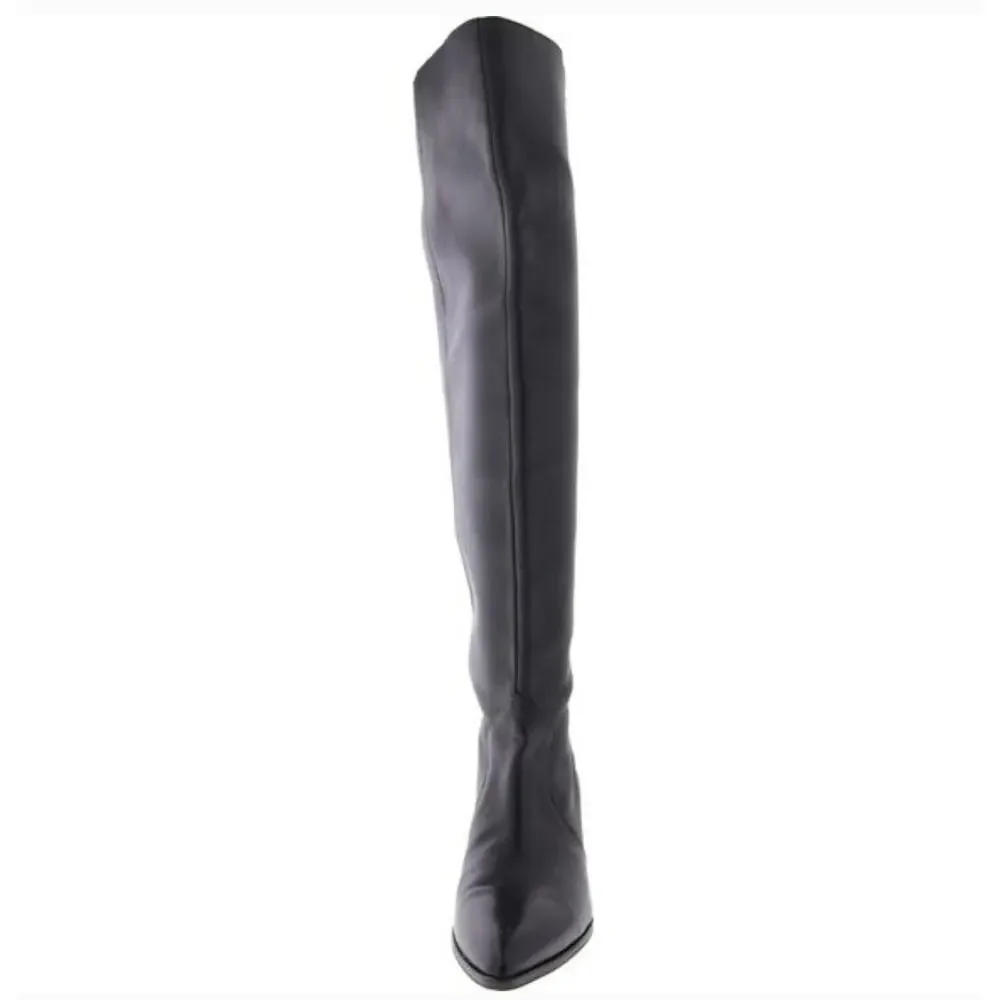 Vince Camuto Sewinny Over the Knee Boots 6 Black NWOT Wide Calf Tall Heel Glam